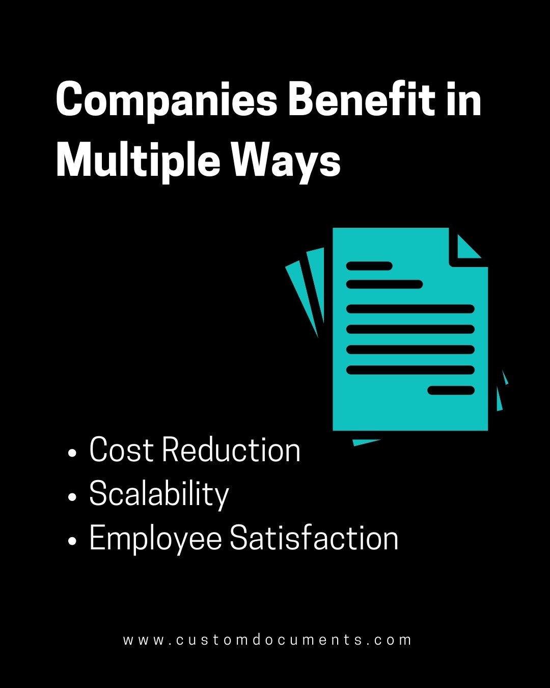 Companies Benefit in Multiple Ways