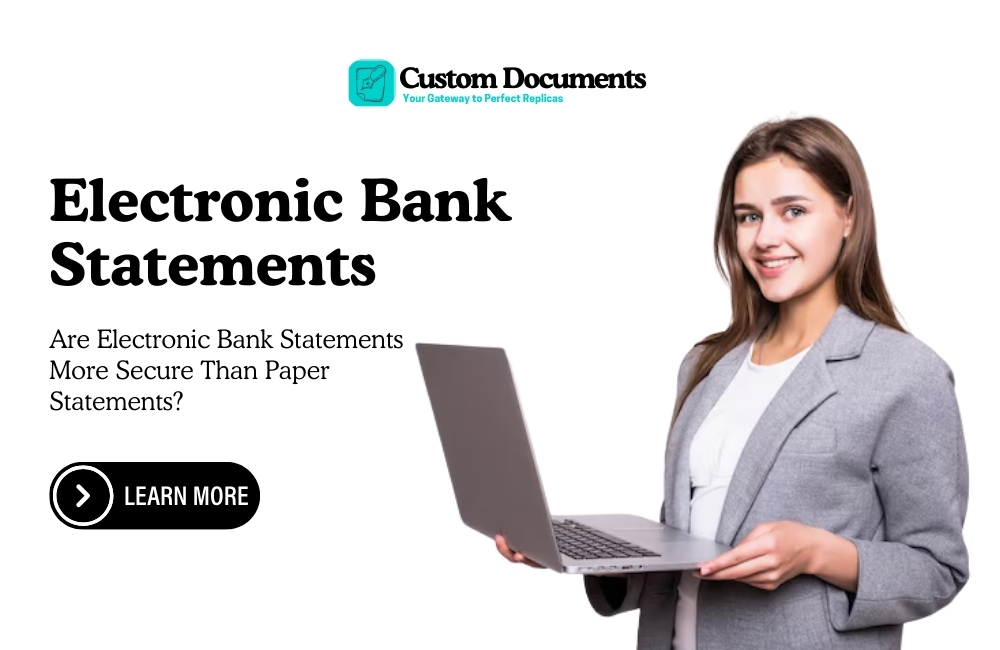 Bank Statements More Secure Than Paper Statements