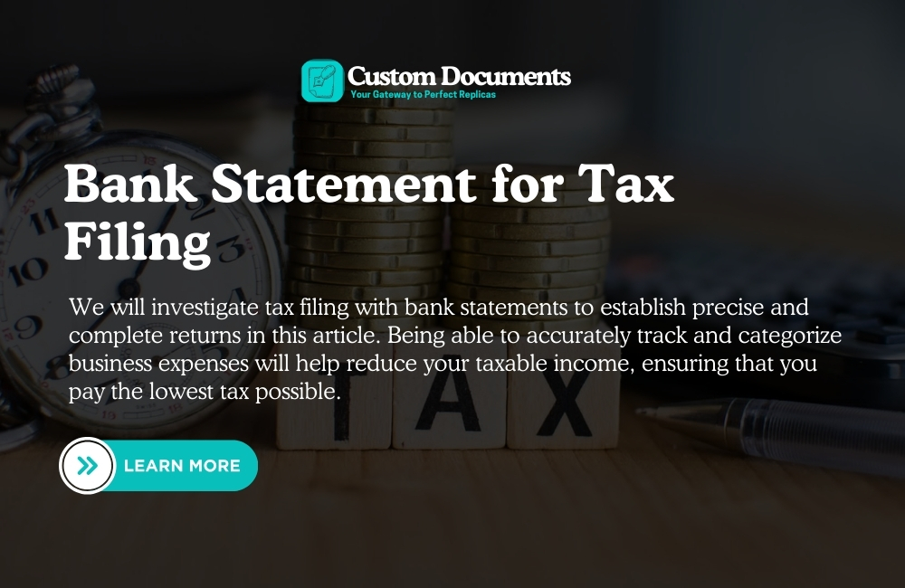 How to Use a Bank Statement for Tax Filing