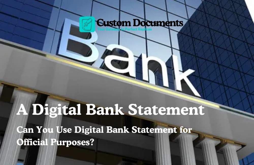 Can You Use A Digital Bank Statement for Official Purposes?