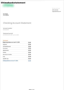 Chime Bank Statement Generator Template 214x300 1